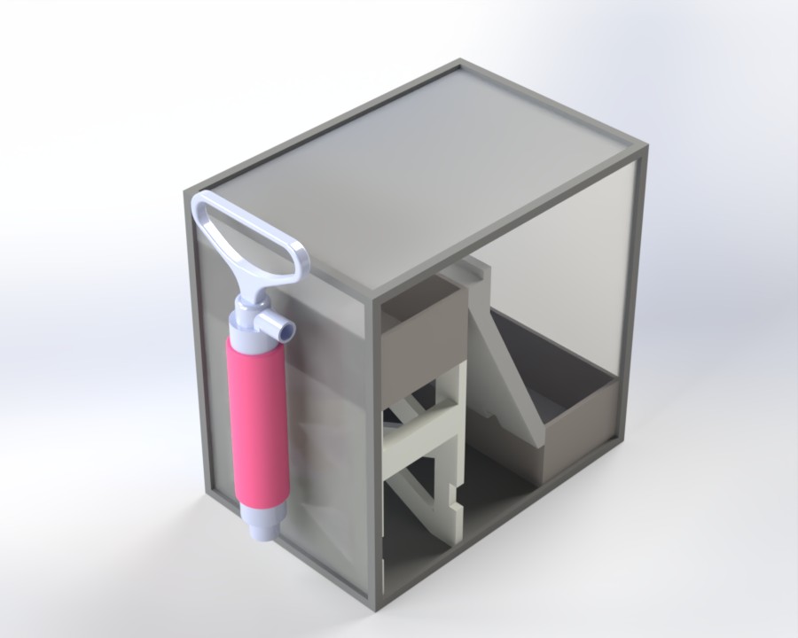 Side isometric view