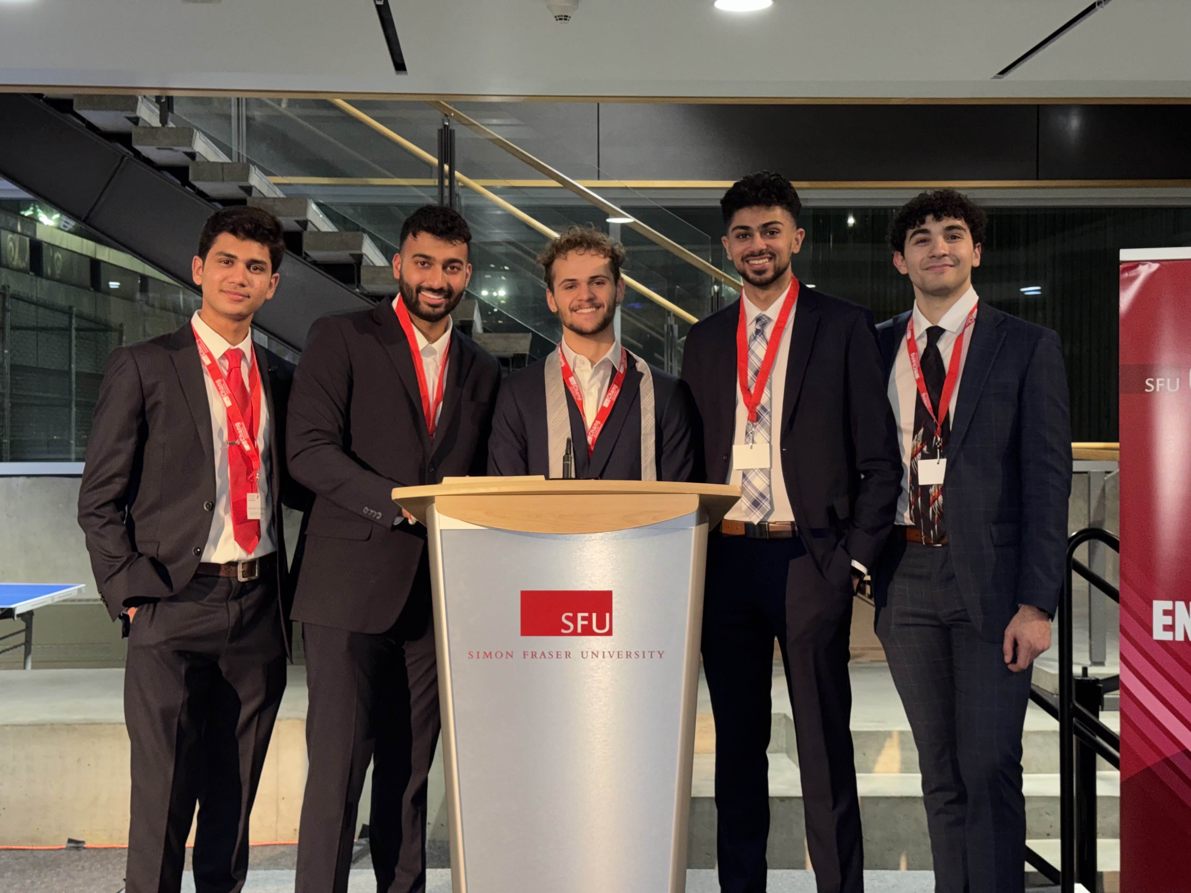 LogBook team photo at SFU